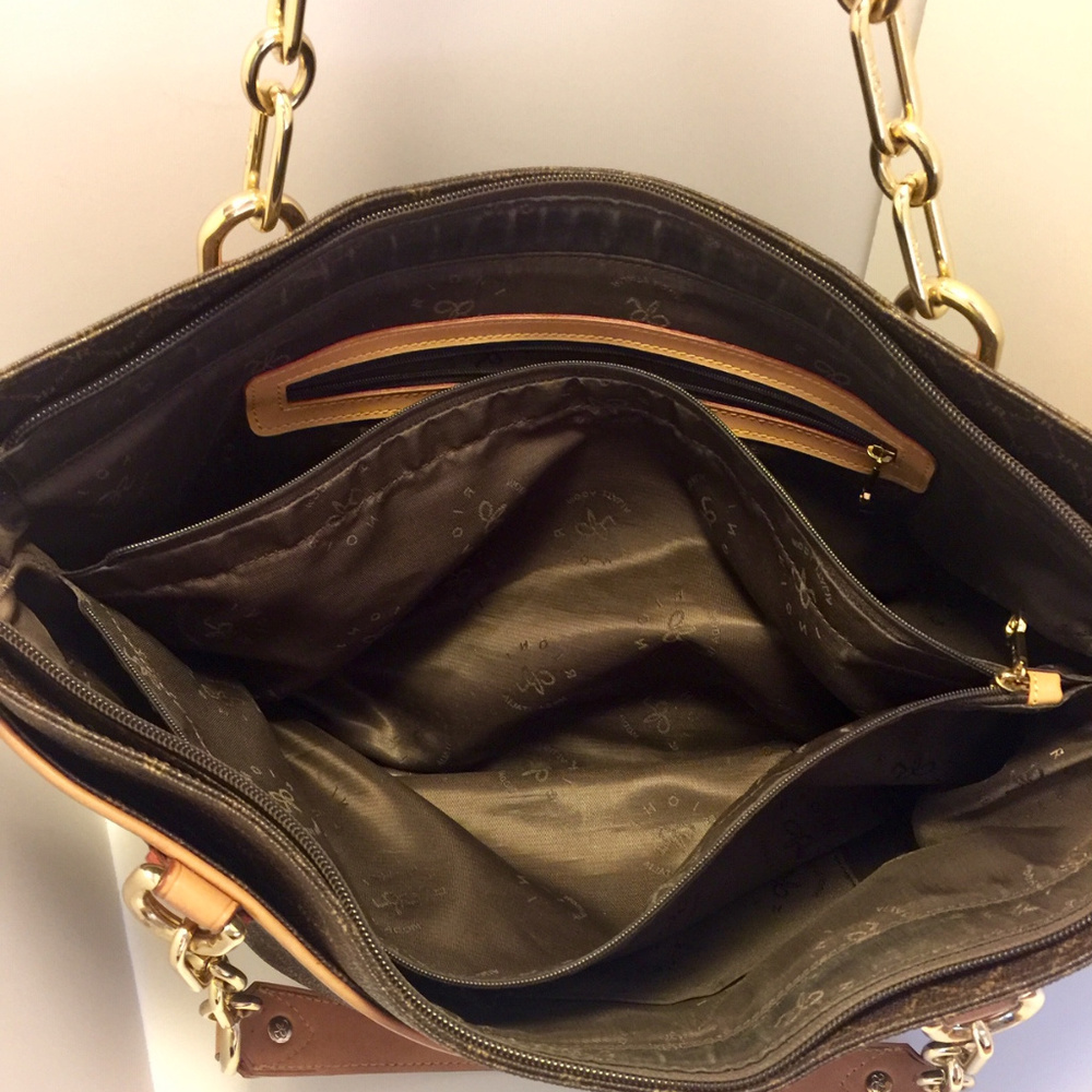 **** SOLD ******     Rioni Monogram Tote - Picture 6 of 8